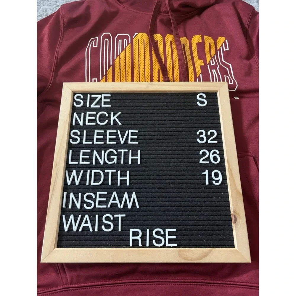 NFL On Field‎ hoodie size S Washington commanders pockets